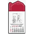 Triumph® Press-N-Stick Cowboy Calendar — view 3