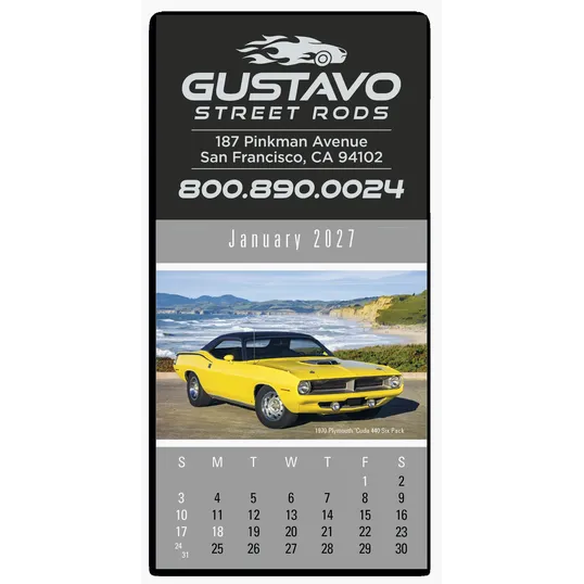 Triumph® Press-N-Stick Cruisin' Cars Calendar — view 4