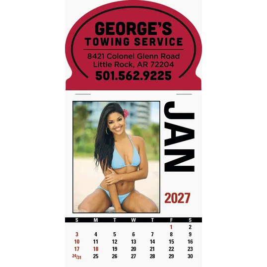 Triumph® Press-N-Stick Sunshine Girls Calendar, 13-Month — view 4