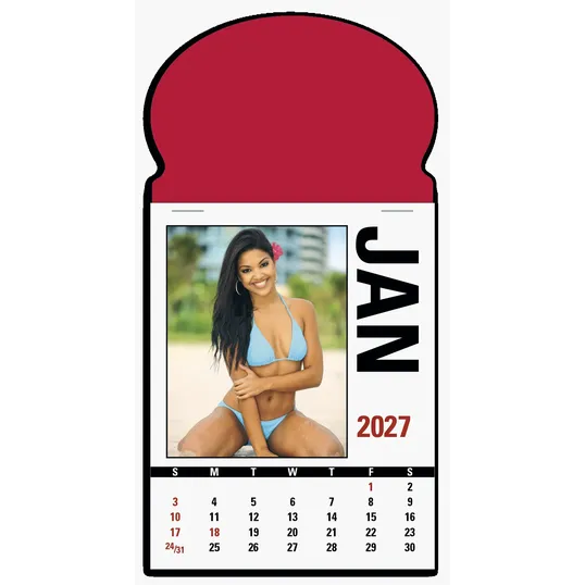 Triumph® Press-N-Stick Sunshine Girls Calendar, 13-Month