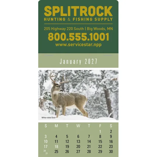 Triumph® Press-N-Stick Sportsmen Calendar — view 3