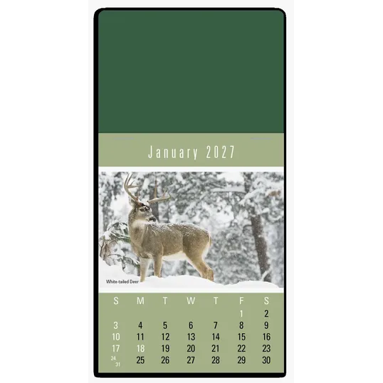 Triumph® Press-N-Stick Sportsmen Calendar — view 2