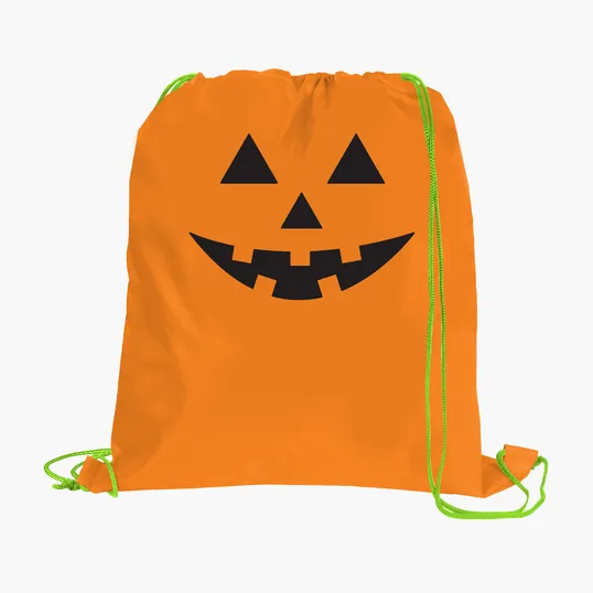 Holiday Sport Pack Drawstring Bag, 210D Polyester — view 2