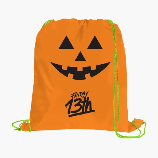 Holiday Sport Pack Drawstring Bag, 210D Polyester — view 7