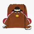 Holiday Sport Pack Drawstring Bag, 210D Polyester — view 12