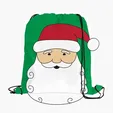 Holiday Sport Pack Drawstring Bag, 210D Polyester — view 10