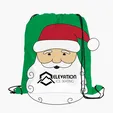 Holiday Sport Pack Drawstring Bag, 210D Polyester — view 8