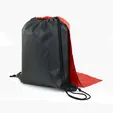 Super Hero Sport Pack Drawstring Bag with Satin Cape