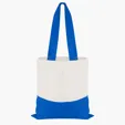 Good Value™ Cotton Colored Accent Flat Tote with 26" Handles — view 7
