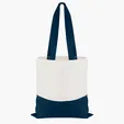 Good Value™ Cotton Colored Accent Flat Tote with 26" Handles — view 4