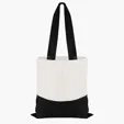 Good Value™ Cotton Colored Accent Flat Tote with 26" Handles