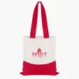 Good Value™ Cotton Colored Accent Flat Tote with 26" Handles — view 11