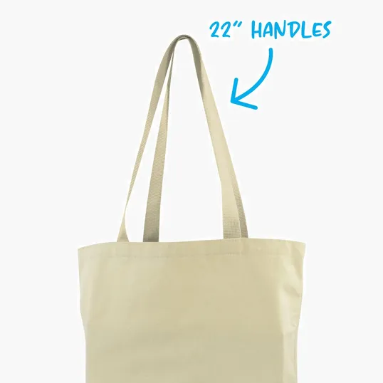 Made-to-Order Gusseted Cotton Tote — view 23