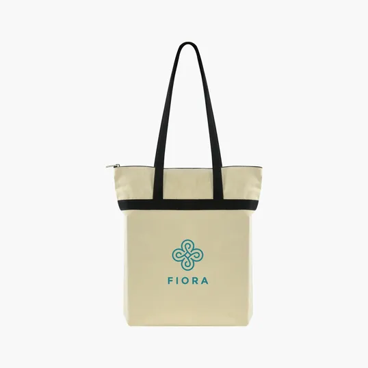 Made-to-Order Zippered Cotton Tote — view 32