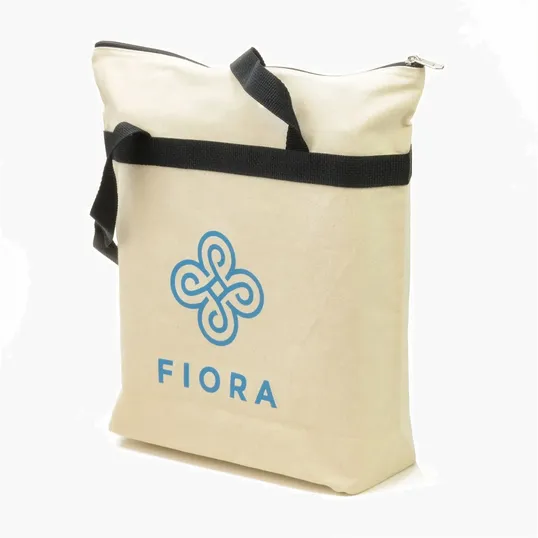 Made-to-Order Zippered Cotton Tote — view 33