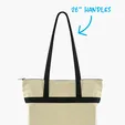 Made-to-Order Zippered Cotton Tote — view 2