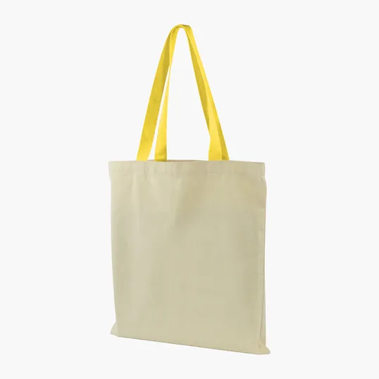 Made-to-Order Flat Cotton Tote with All-Over Print — view 6