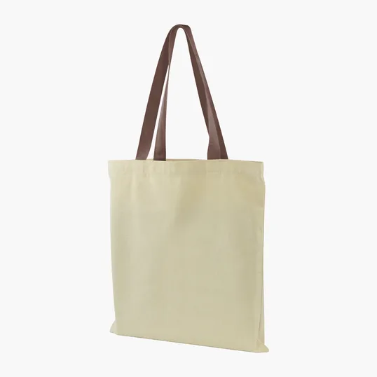 Made-to-Order Flat Cotton Tote with All-Over Print — view 7