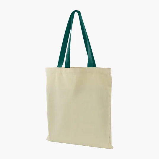 Made-to-Order Flat Cotton Tote with All-Over Print — view 10