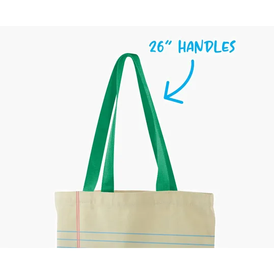 Made-to-Order Flat Cotton Tote with All-Over Print — view 31