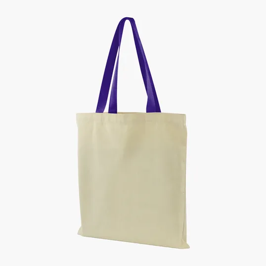 Made-to-Order Flat Cotton Tote with All-Over Print — view 3