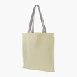 Made-to-Order Flat Cotton Tote with All-Over Print — view 8