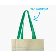 Made-to-Order Flat Cotton Tote with All-Over Print — view 31