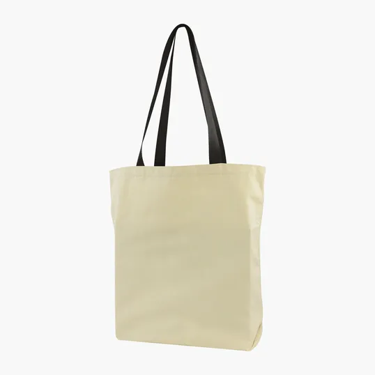 Gusseted Cotton Tote with All-Over Print