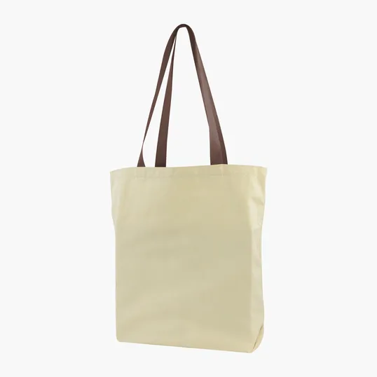 Gusseted Cotton Tote with All-Over Print — view 8