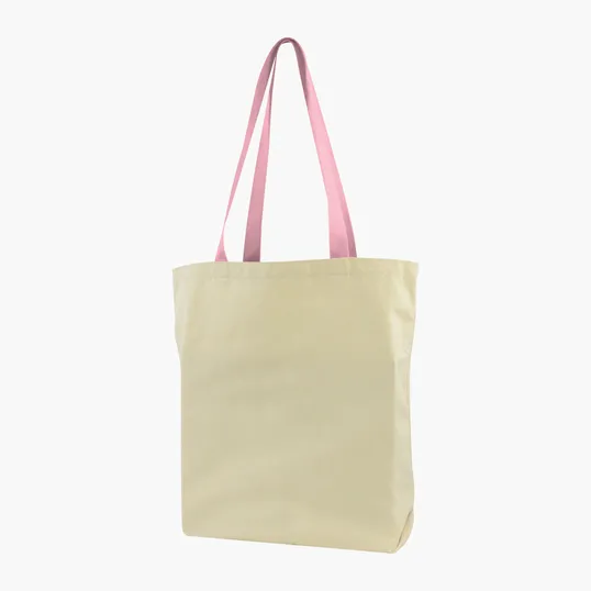 Gusseted Cotton Tote with All-Over Print — view 2