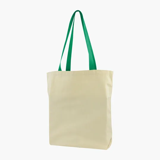 Gusseted Cotton Tote with All-Over Print — view 10