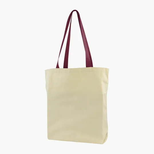 Gusseted Cotton Tote with All-Over Print — view 12