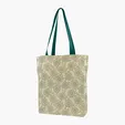 Gusseted Cotton Tote with All-Over Print — view 37