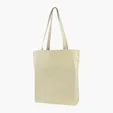 Gusseted Cotton Tote with All-Over Print — view 14