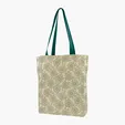 Gusseted Cotton Tote with All-Over Print — view 38