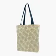 Gusseted Cotton Tote with All-Over Print — view 15