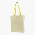 Gusseted Cotton Tote with All-Over Print — view 7