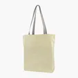 Gusseted Cotton Tote with All-Over Print — view 9