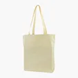 Gusseted Cotton Tote with All-Over Print — view 13