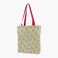 Gusseted Cotton Tote with All-Over Print — view 26