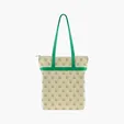 Zippered Cotton Tote with All-Over Print — view 33