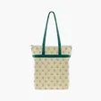 Zippered Cotton Tote with All-Over Print — view 36