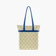 Zippered Cotton Tote with All-Over Print — view 24