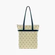 Zippered Cotton Tote with All-Over Print — view 42
