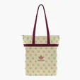 Zippered Cotton Tote with All-Over Print — view 37