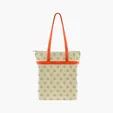 Zippered Cotton Tote with All-Over Print — view 44