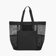 Large Mesh Tote with Front and Side Pockets — view 3