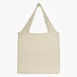 Foldable Cotton Tote Bag with Sewn-In Pocket, 4 oz. — view 3