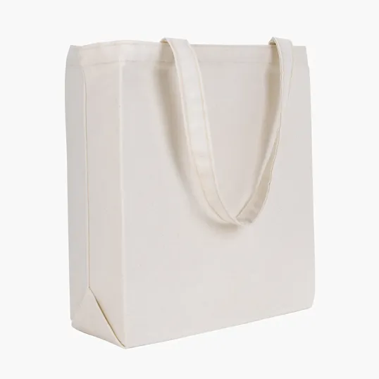 Patriotic Gusseted Cotton Canvas Tote with 22" Self Handles — view 3