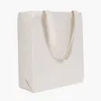 Patriotic Gusseted Cotton Canvas Tote with 22" Self Handles — view 3